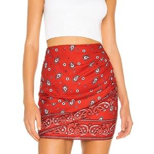 Superdown // Darby Mini Skirt NWT